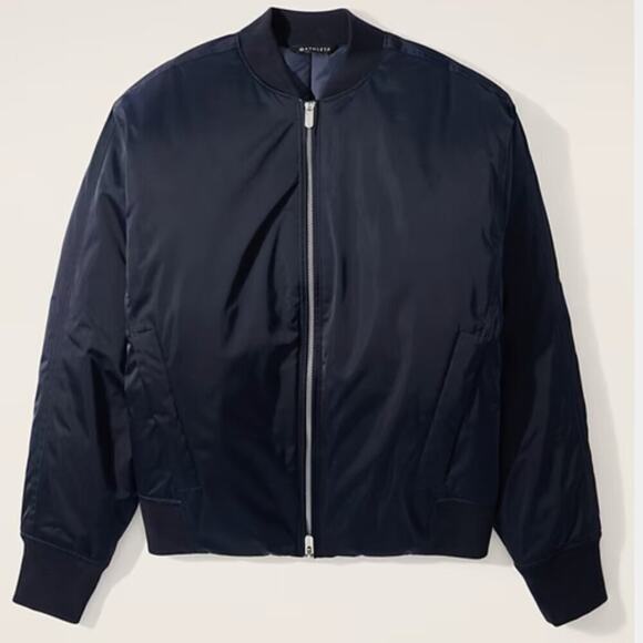 Athleta x Simone Biles Sateen Bomber Jacket Pristine Black NWT Size M - Picture 5 of 12